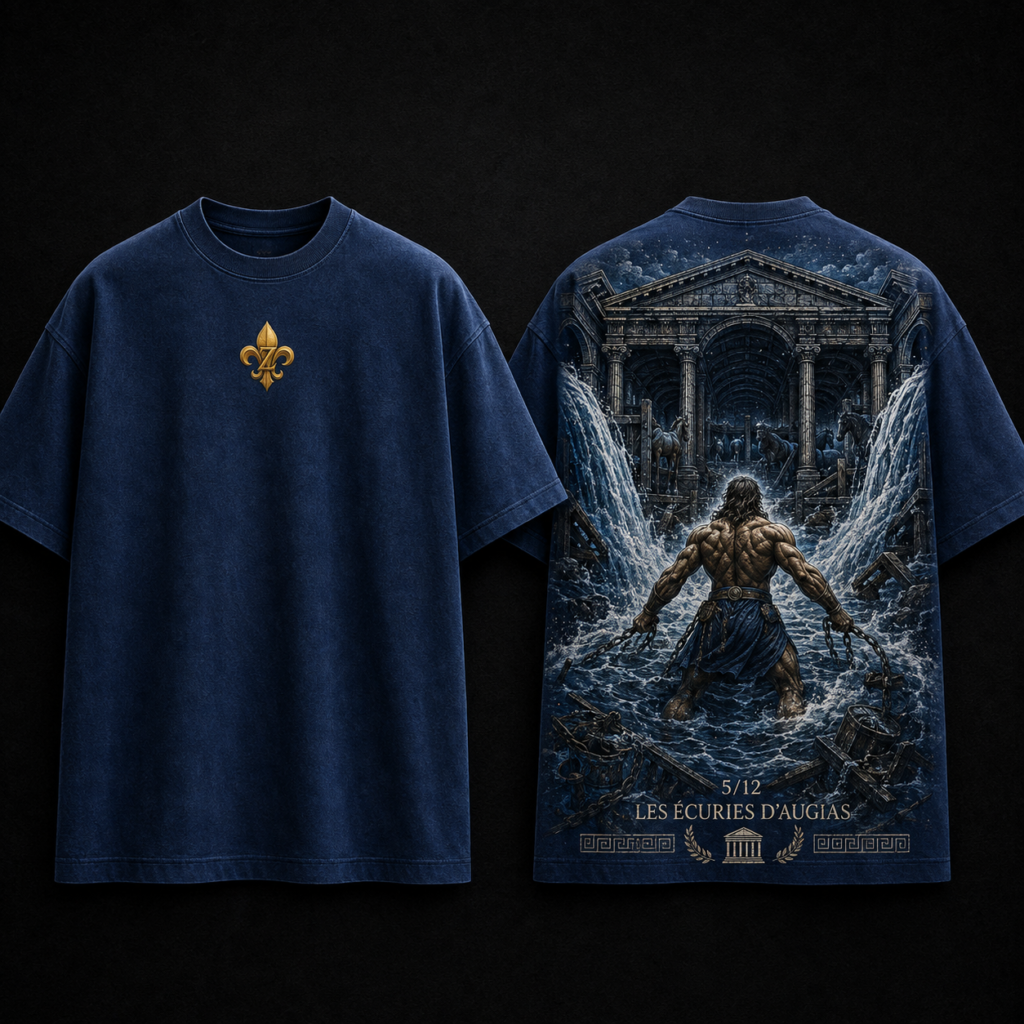 T-shirt Oversize « Les écuries D'Augias » – Édition 5/12