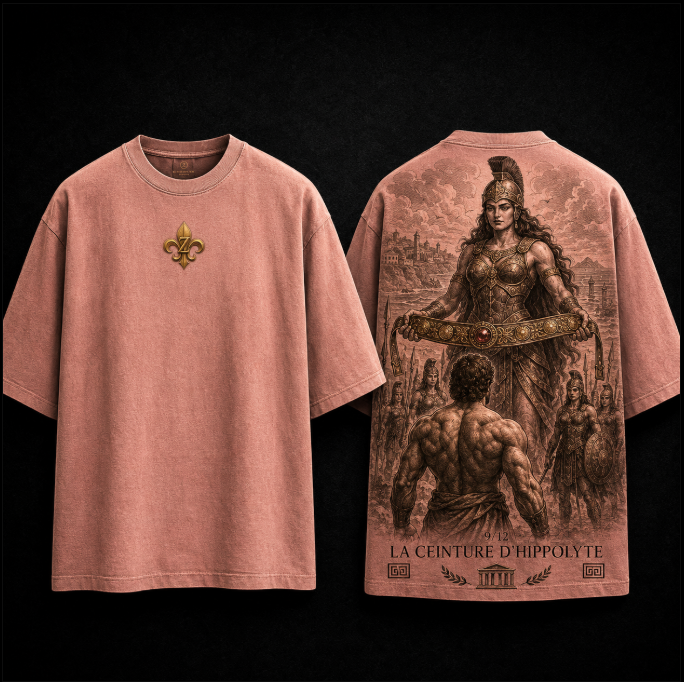 T-shirt Oversize « La Ceinture d’Hippolyte » – Édition 9/12